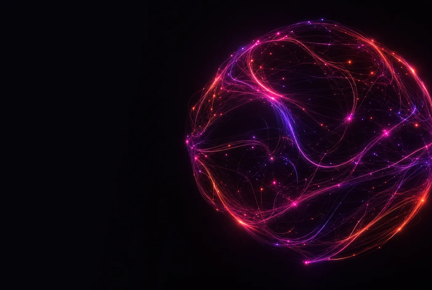 Abstract global network visual representing KYC review orchestration